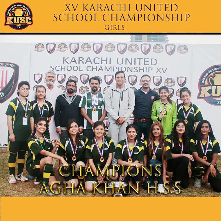 Our students and staff won a number of awards at the Karachi United Championship. 