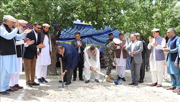 Ground-breaking ceremonies for three school buildings a part of AKES, Pakistan
