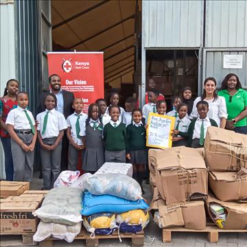 Aga Khan Academy, Nairobi - Junior School students support communities impacted by natural disasters