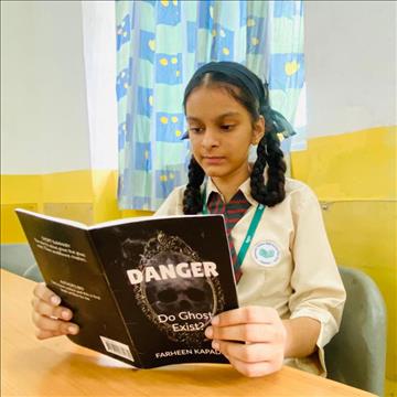 Budding author from the Diamond Jubilee High School for Girls, Mumbai 